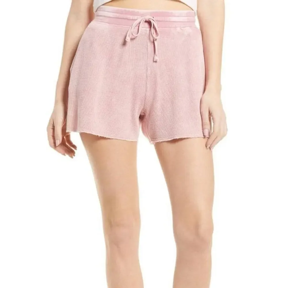 Splendid - NWT Mineral Wash Waffle Knit Shorts - Picture 3 of 8